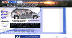 Desktop Screenshot of paradrivingaids.com